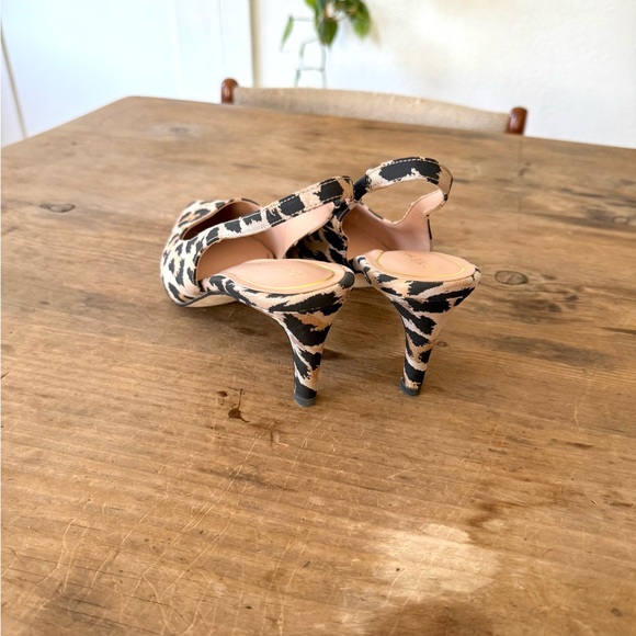 Cole Haan Animal Print Slingback Heels - Picture 3 of 4